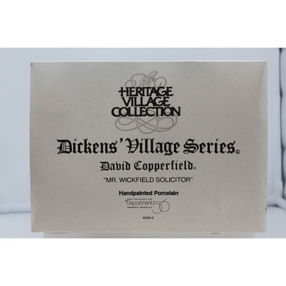Dept 56 Dickens Village - Mr. Wickfield Solicitor - Picture 6 of 7